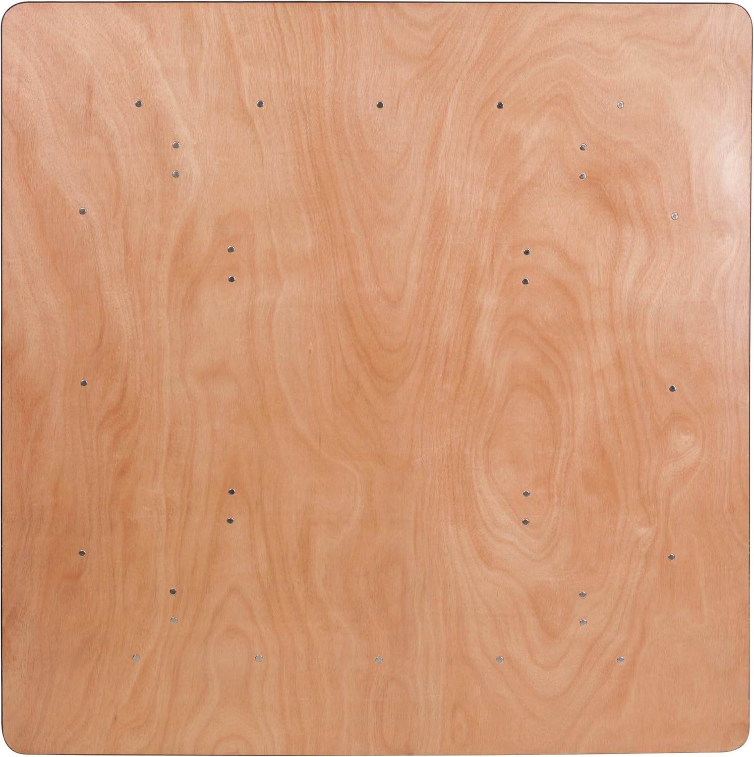 Flash Furniture 5 ft Wood Folding Square Banquet Table | Durable Construction, Commercial Use