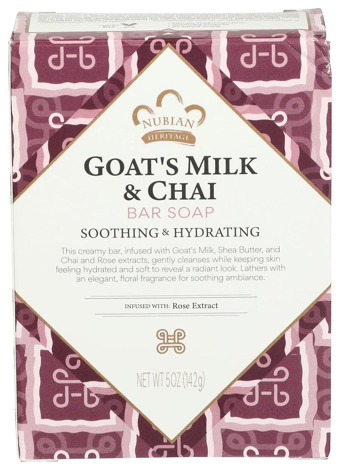 Bar Soap Raw Shea Butter 5 Oz By Nubian Heritage