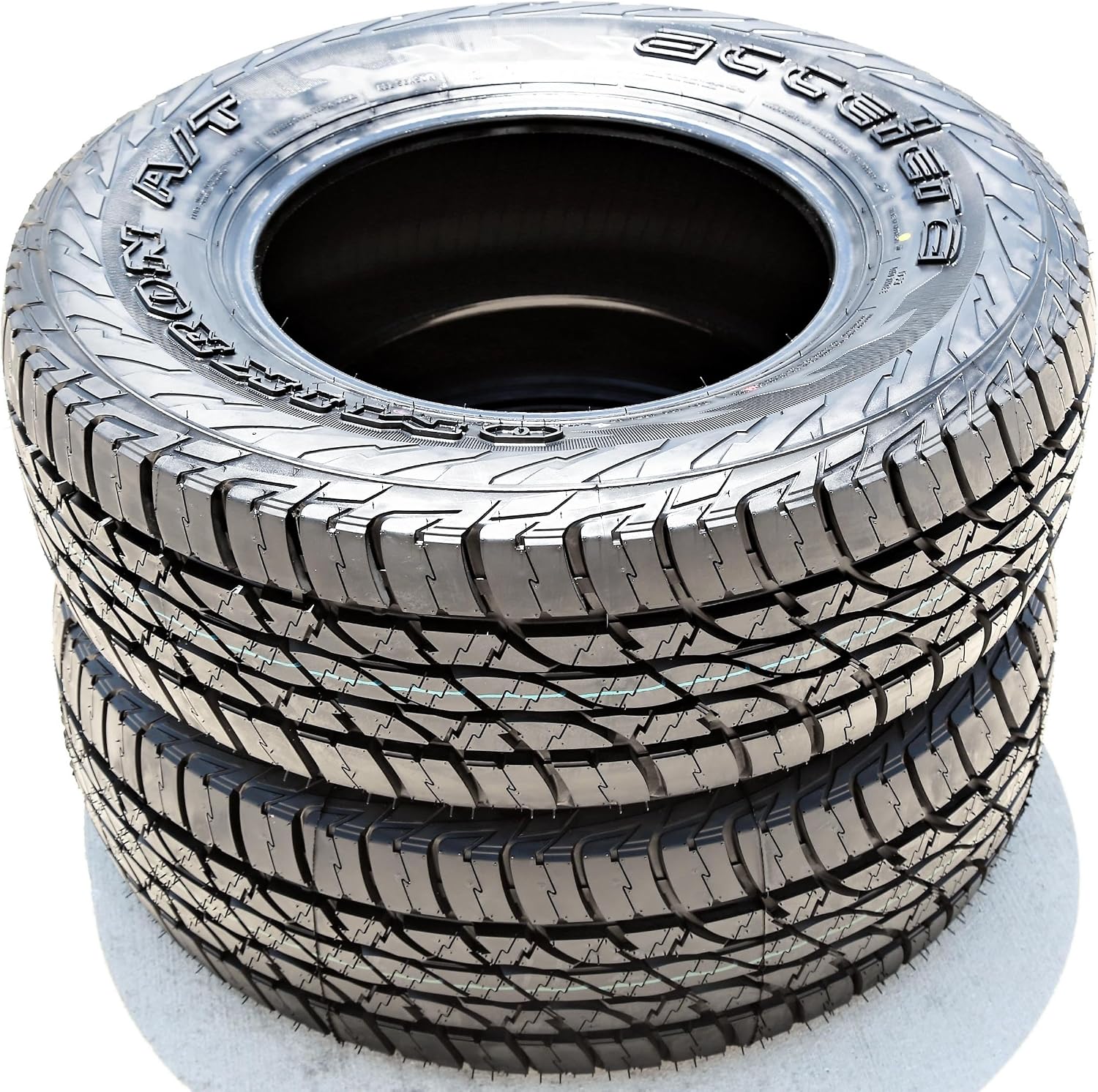 Accelera Omikron A/T LT265/70R17 121/118Q All Terrain E (10 Ply) Tire | Light Truck All Terrain All Season Traction 121/118Q Rated E (10 Ply) Radial Construction Black Sidewall Tire