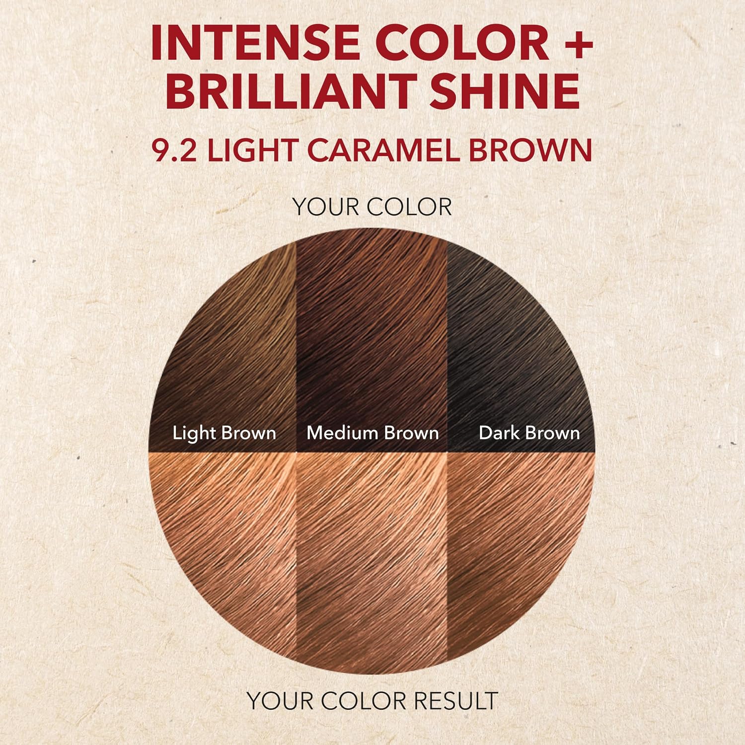 Creme of Nature, Exotic Shine Hair Color, 9.2 Light Caramel Brown, with Argan Oil from Morocco, 1 Application