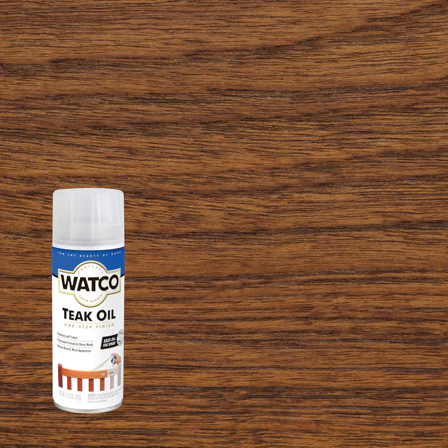 Watco Teak Oil Wood Finish, Quart, Clear