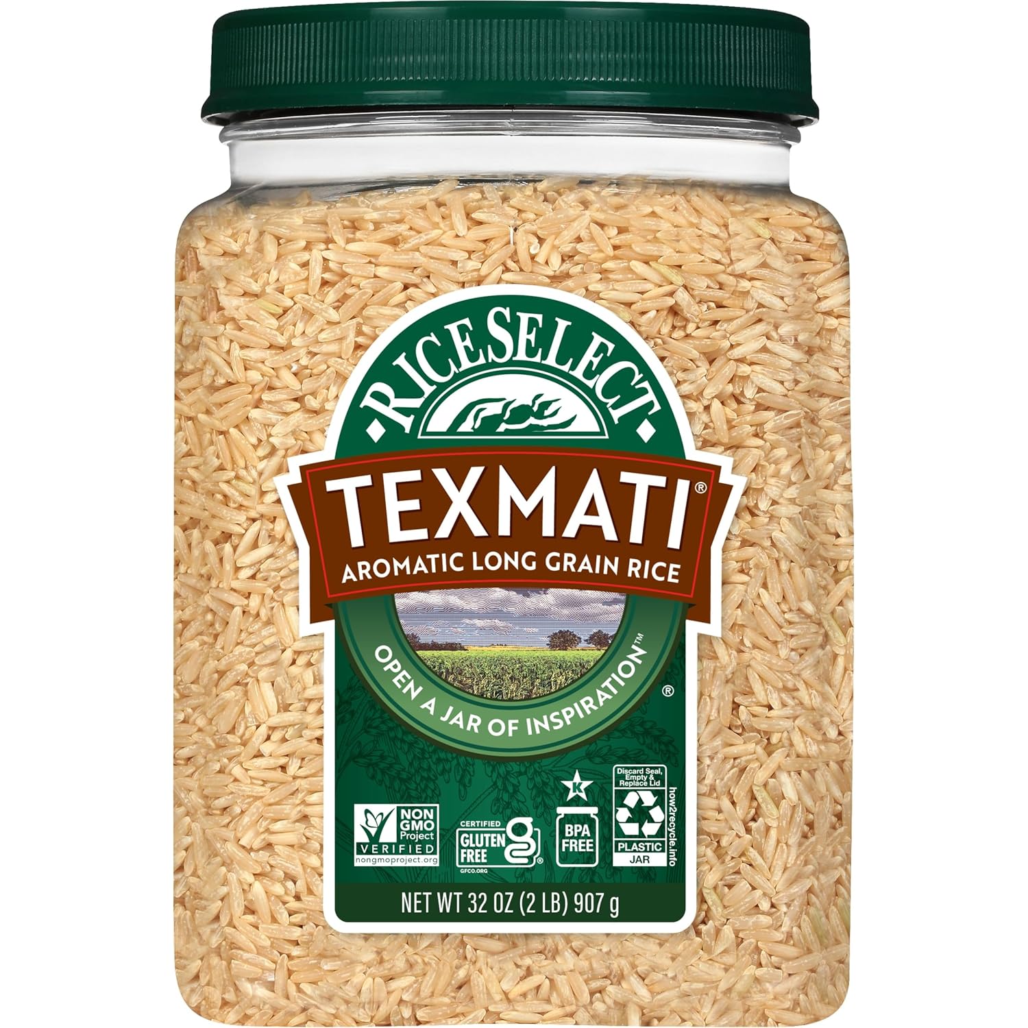 RiceSelect Texmati Brown Rice, Long-Grain Brown Basmati Rice