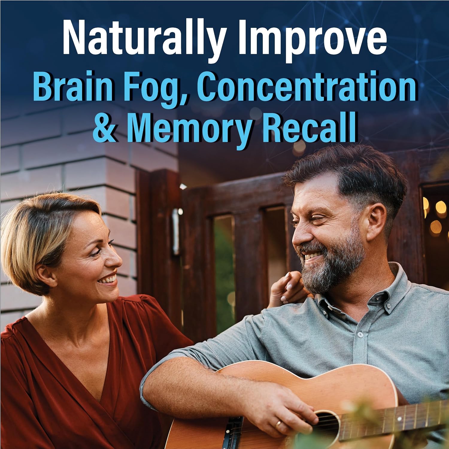 Brain Supplements for Memory and Focus (60 Capsules) | Brain Health Supplements for Adults & Seniors - Plant-Based Brain Booster for Mental Clarity & Brain Fog, Made in USA