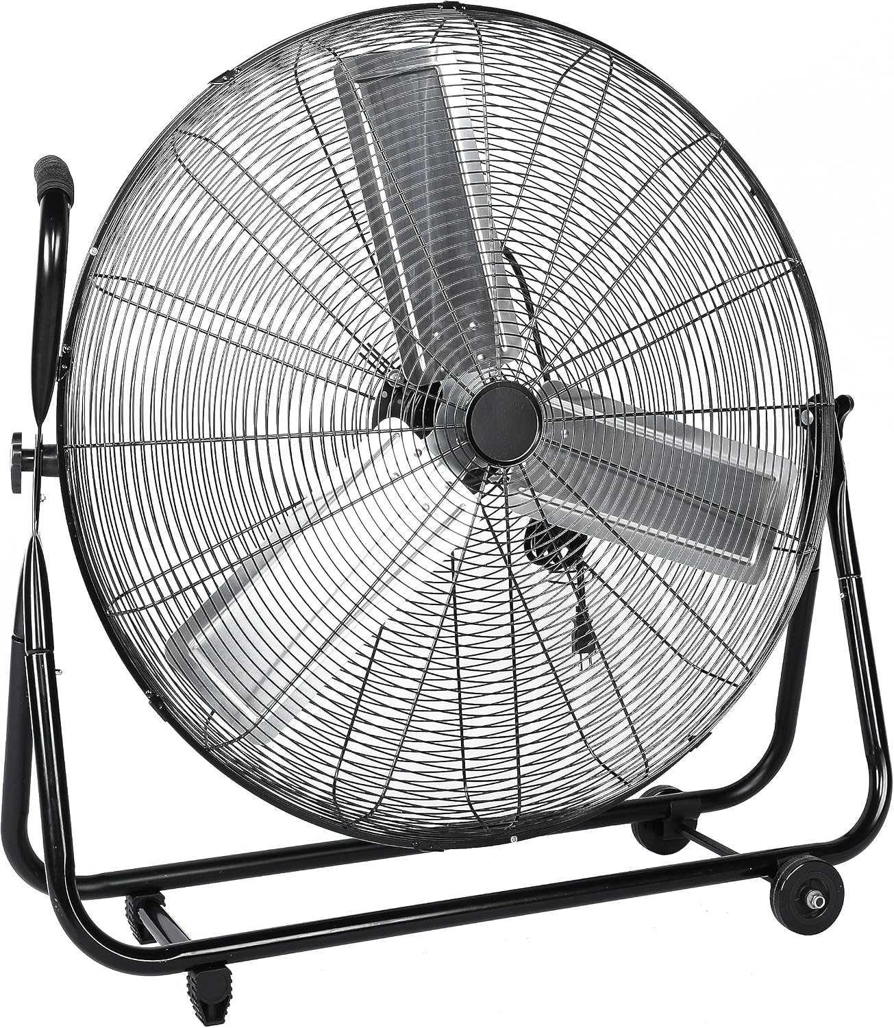 Simple Deluxe 20 Inch 3-Speed High Velocity Heavy Duty Metal Industrial Floor Fans Quiet for Home, Commercial, Residential, and Greenhouse Use