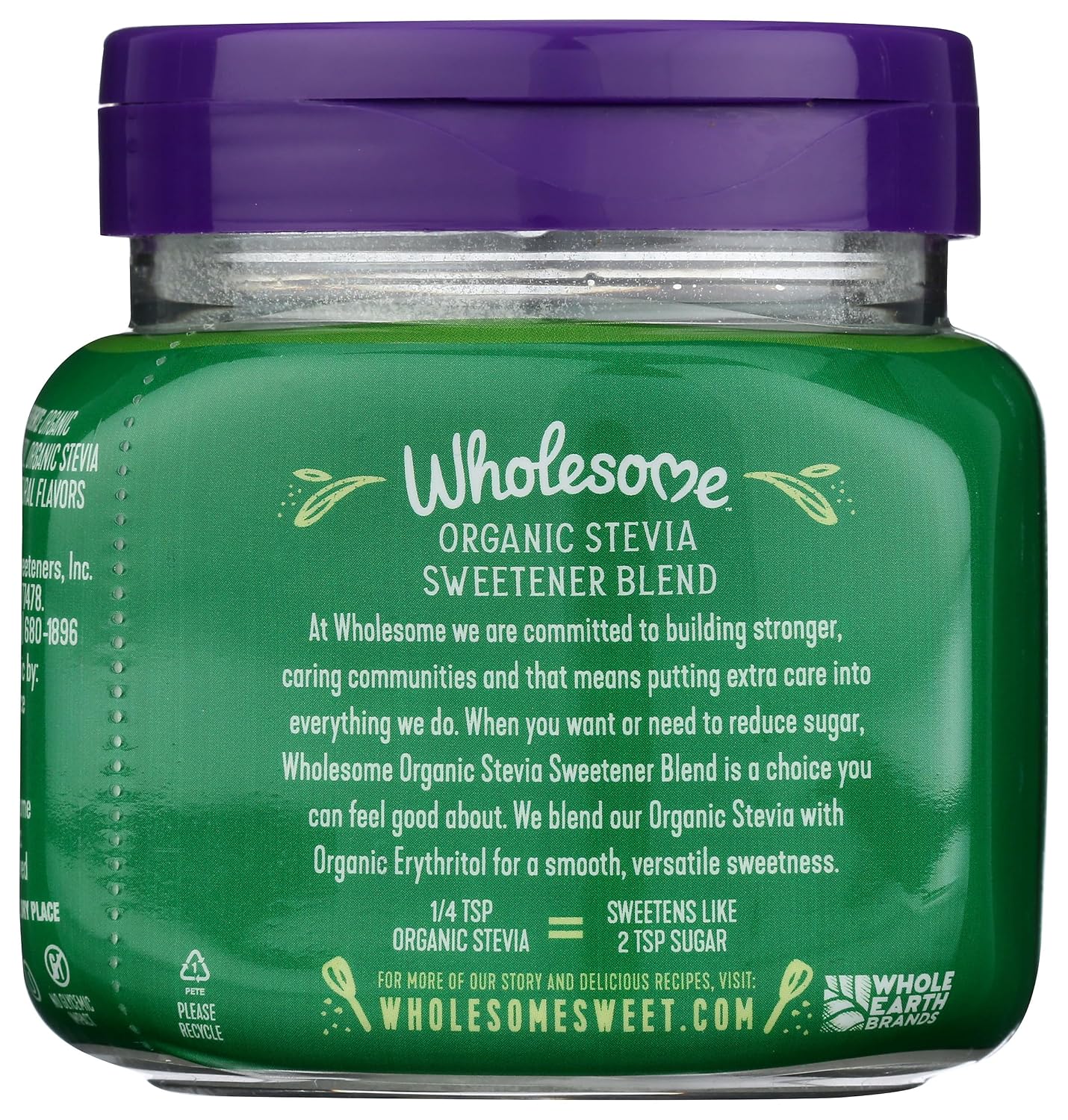 Wholesome Sweeteners Organic Stevia, 1000 Count Packets, Zero Calorie Sweetener Blend, Keto Friendly, Non GMO, Gluten Free & Vegan