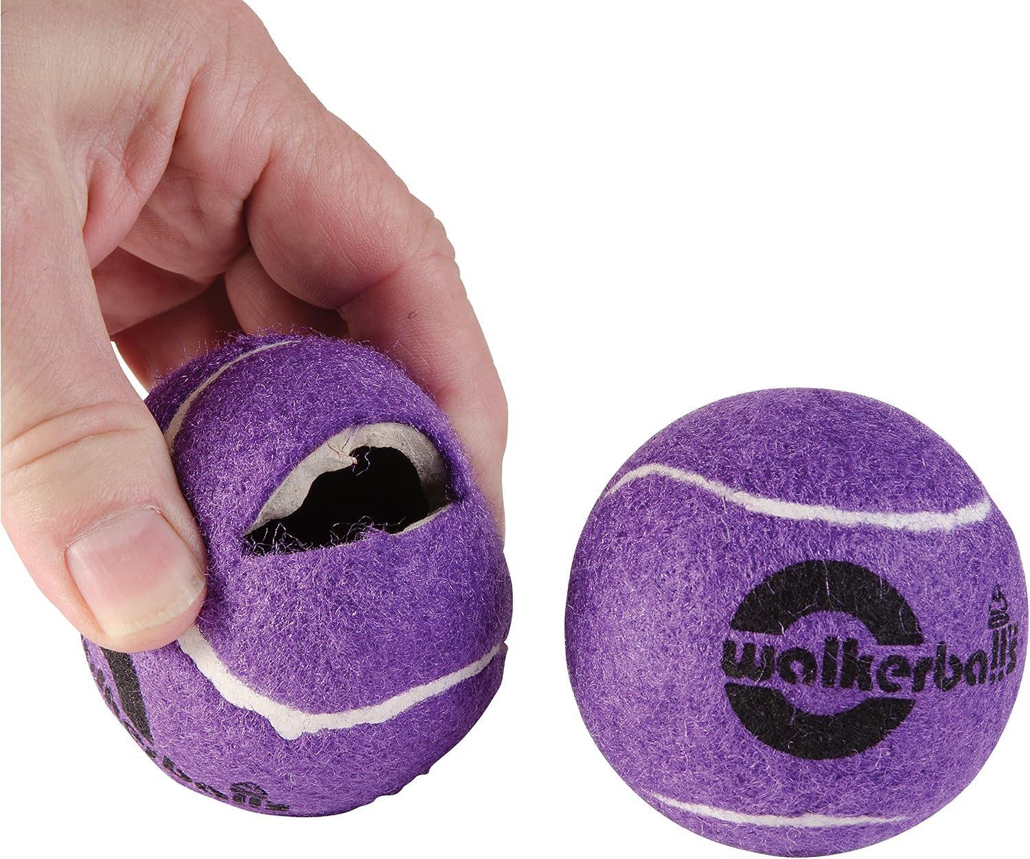 DMI Walkerballs Precut Walker Tennis Ball Glides, Fit Most Walkers, 1 Pair