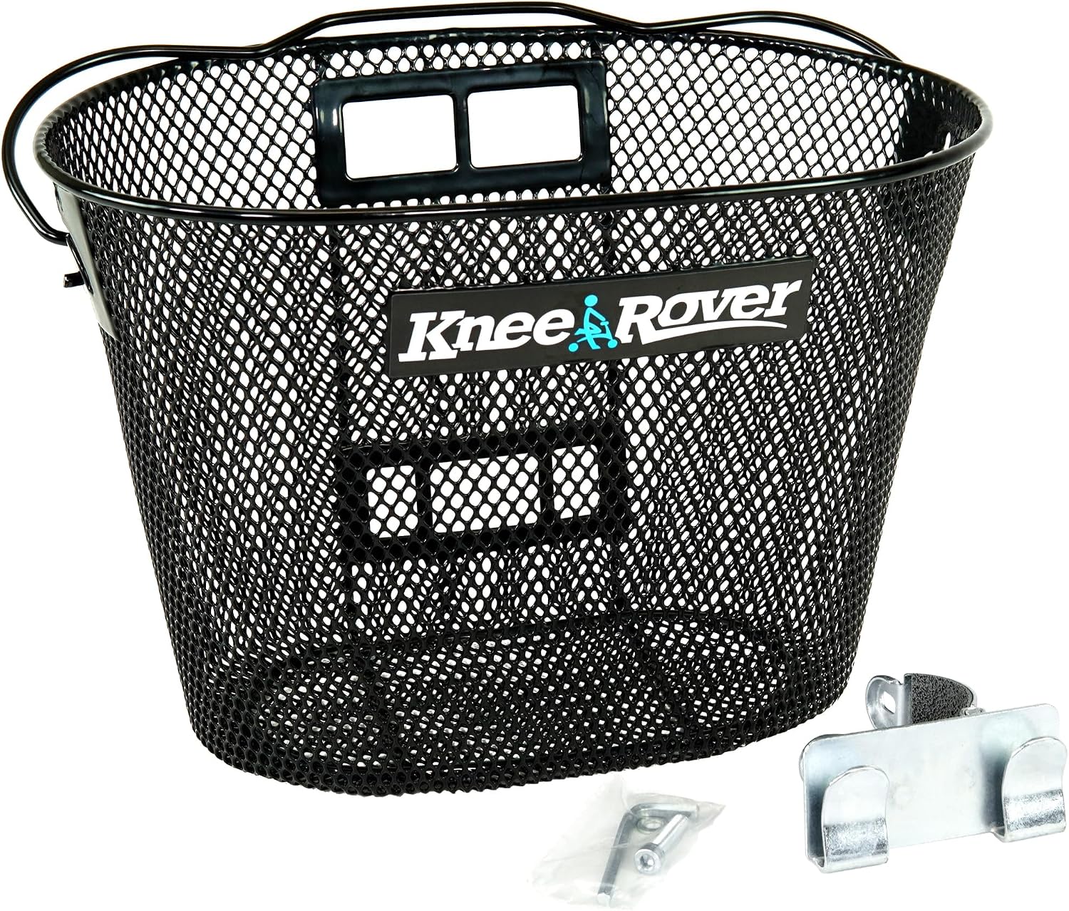 KneeRover Knee Scooter Basket Accessory with Convenient Handle | Knee Rover Basket Attachment, Includes Universal Bracket Mount