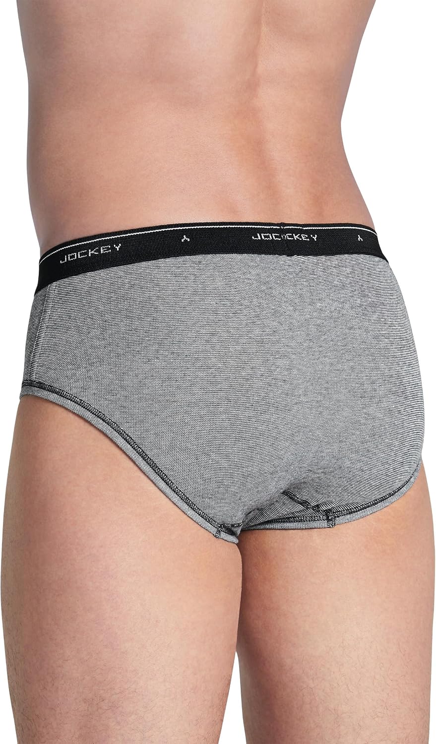 Jockey Classic Low Rise Brief- 6 Pack - 100% Cotton Underwear for Men