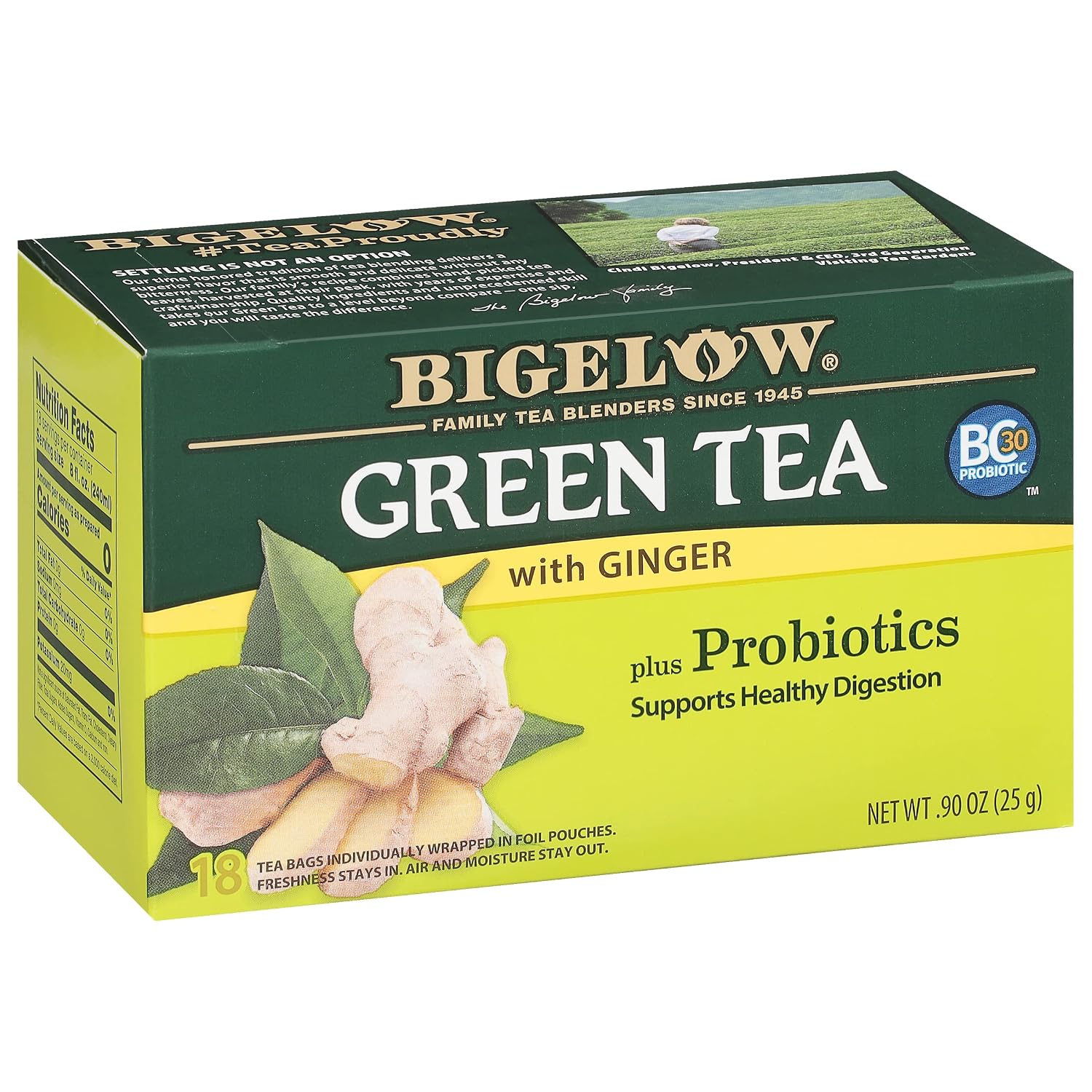 Bigelow Tea Classic Green Tea Bags, 40 Count (Pack of 6)