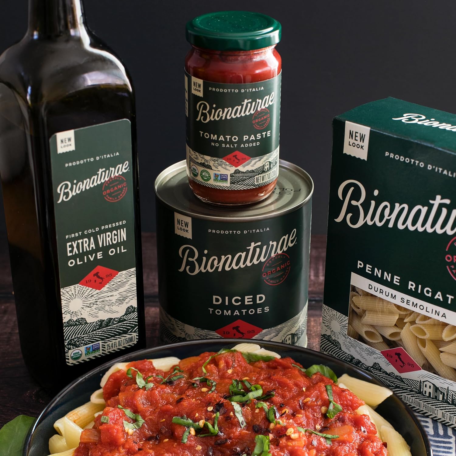 Bionaturae Elbow Pasta Noodles - Gluten Free Pasta Organic, Rice & Lentil Pasta, Kosher Certified, High Protein, Non-GMO Verified, USDA Certified, Gluten Free Pastas, Crafted in Italy - 12 Oz, 3 Pack