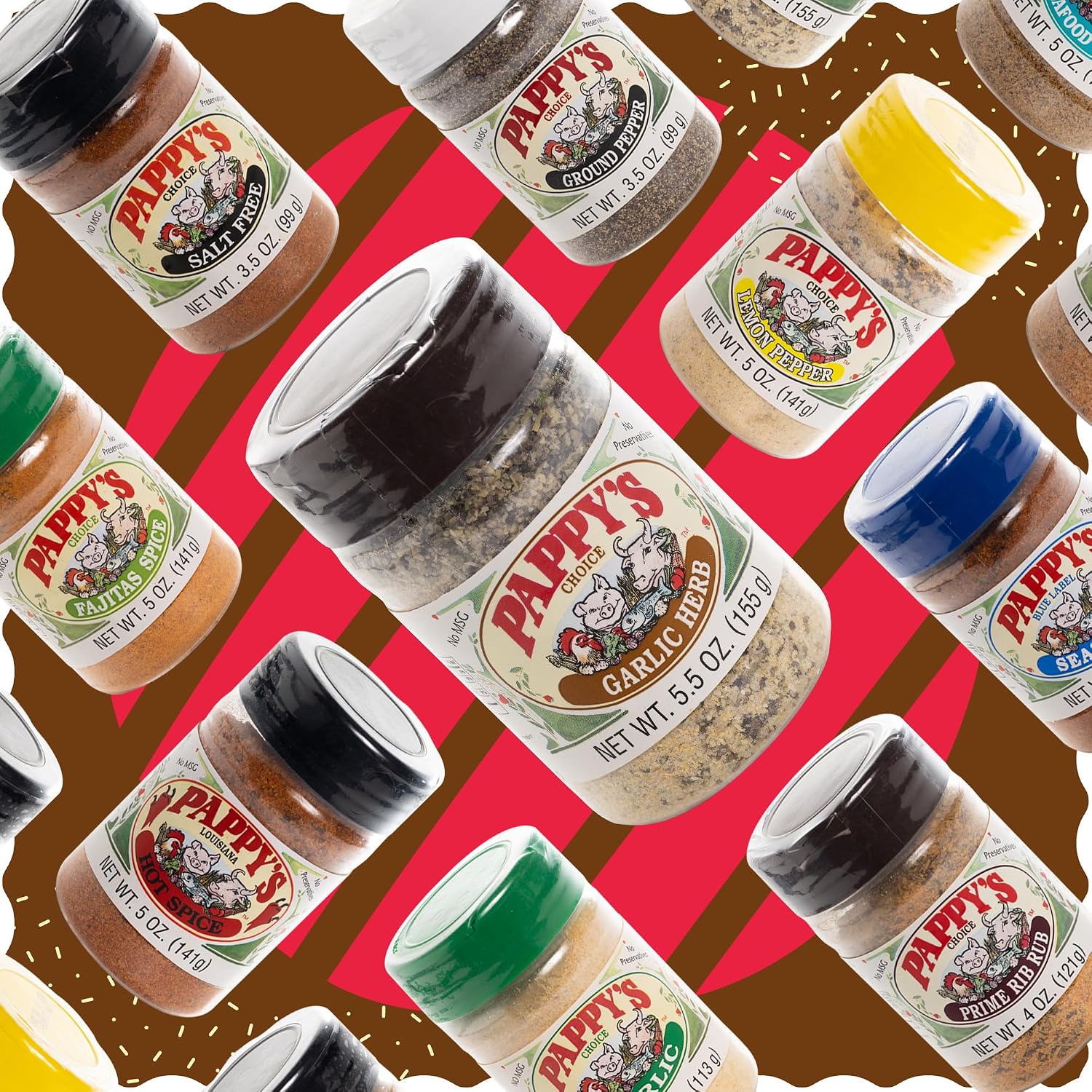 Pappy's Choice Original Seasoning, 32 Oz | California's Legendary Seasoning Blend, Santa Maria Style, Perfect for BBQ, Beef, Burgers, Brisket, Tri-tip and Steak