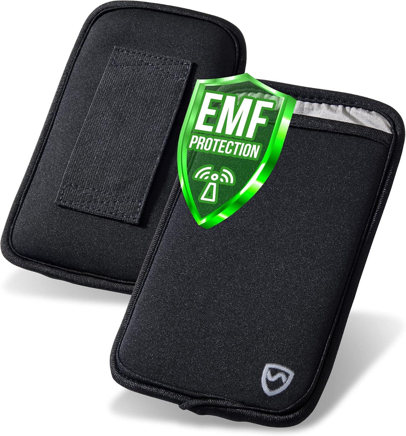 SYB Shield Your Body Anti Radiation Cell Phone Pouch, Cell Phone Sleeves for Blocking EMF, Radiation Blocker for Cell Phone, Black, XL, for Phones Up to 3.25-inches Wide (7 x 4.25 Inches Pouch Size)