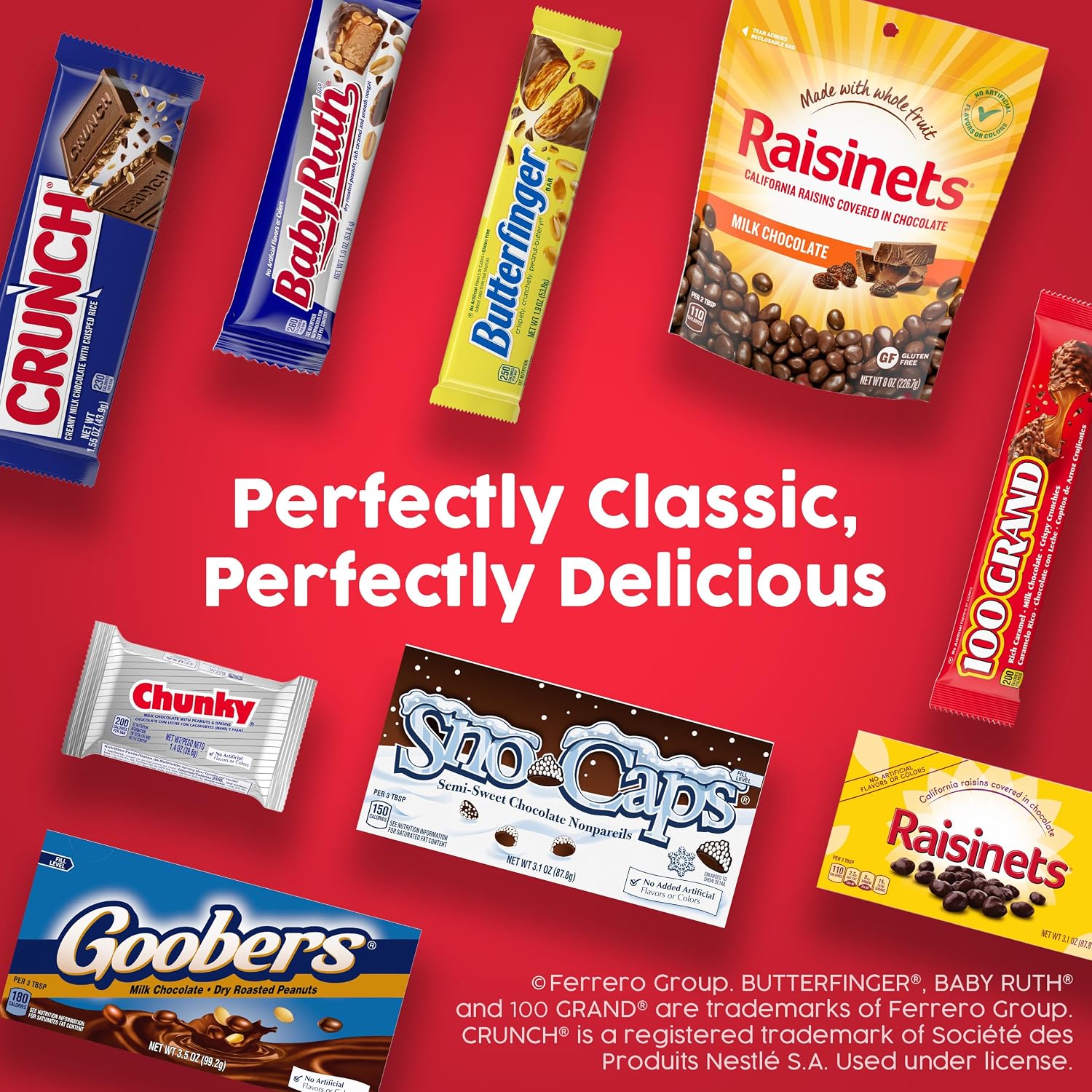 CRUNCH Full-Size Candy Bar, Creamy Milk Chocolate with Crunchy Crisped Rice, 36 Individually Wrapped Bars, 1.55 oz Each