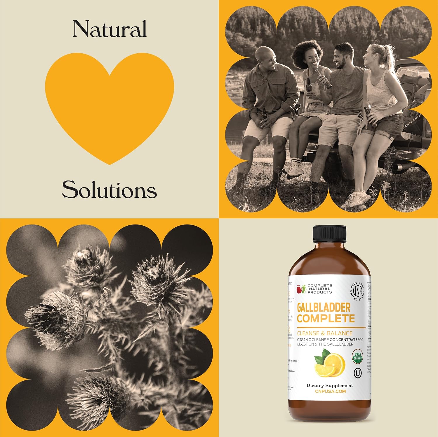 CNP | Gallbladder Stone Breaker Liquid 8oz - ACV Chanca Piedra Cleanse Aid | Organic gallbladder support liquid with apple cider vinegar, turmeric, lemon, hibiscus & chanca piedra for sludge cleanse aid