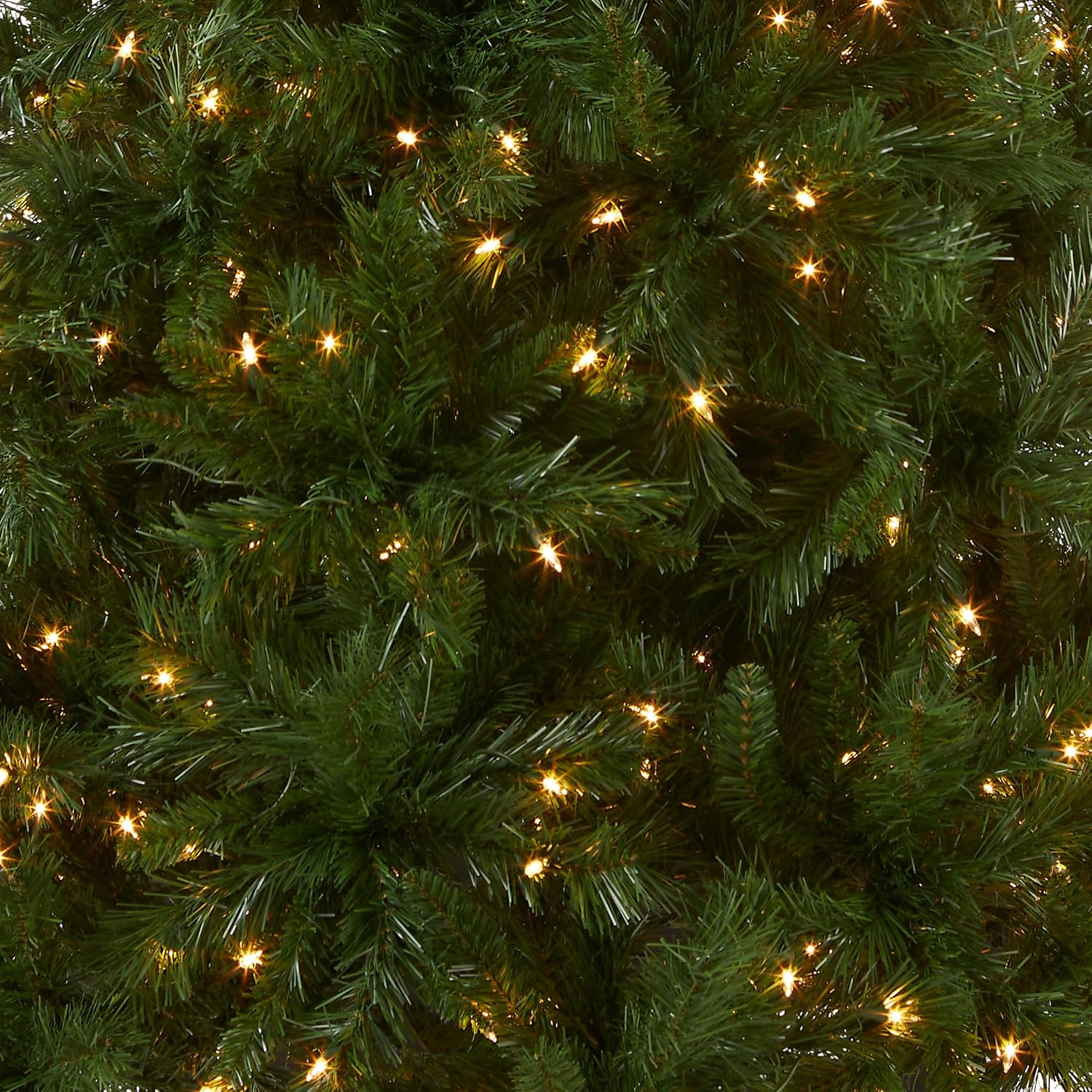 National Tree Company 7.5ft Pre-Lit Winchester Pine Christmas Tree | 500 Clear Lights, 1,198 Tips, Includes Stand, Artificial, Green