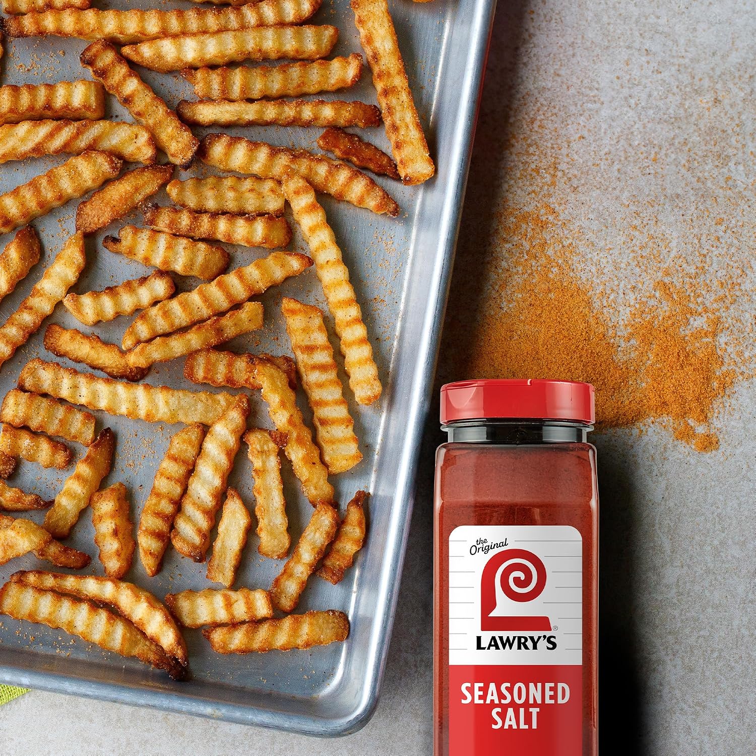 Lawry’s Seasoned Salt, No MSG Added, Kosher Certified, Staple, Versatile, All-Purpose Seasoning to Shake on Beef, Pork, or Poultry, 16 oz