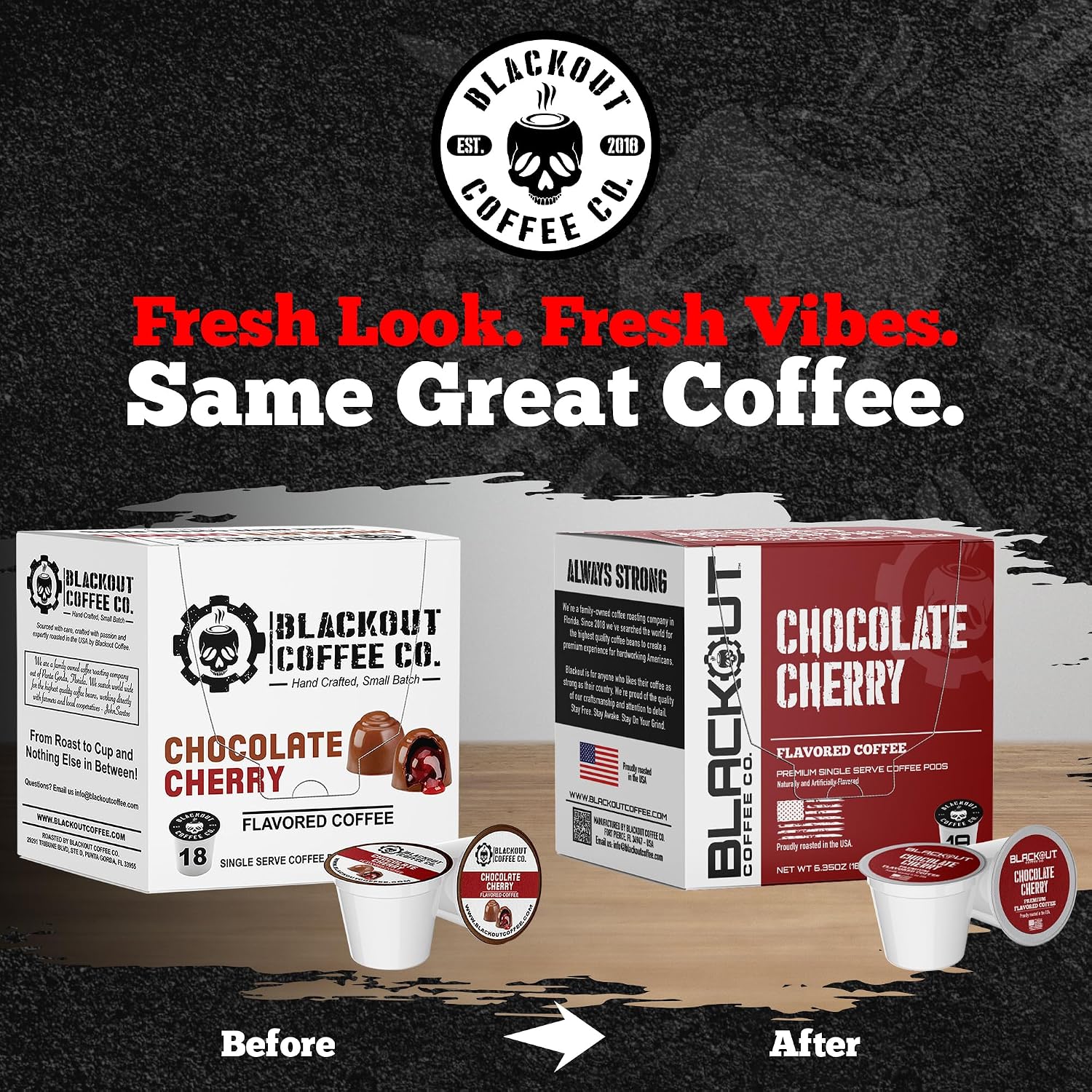 Blackout Coffee Blueberry Crumble Ground Coffee, Medium Roast, 12 oz