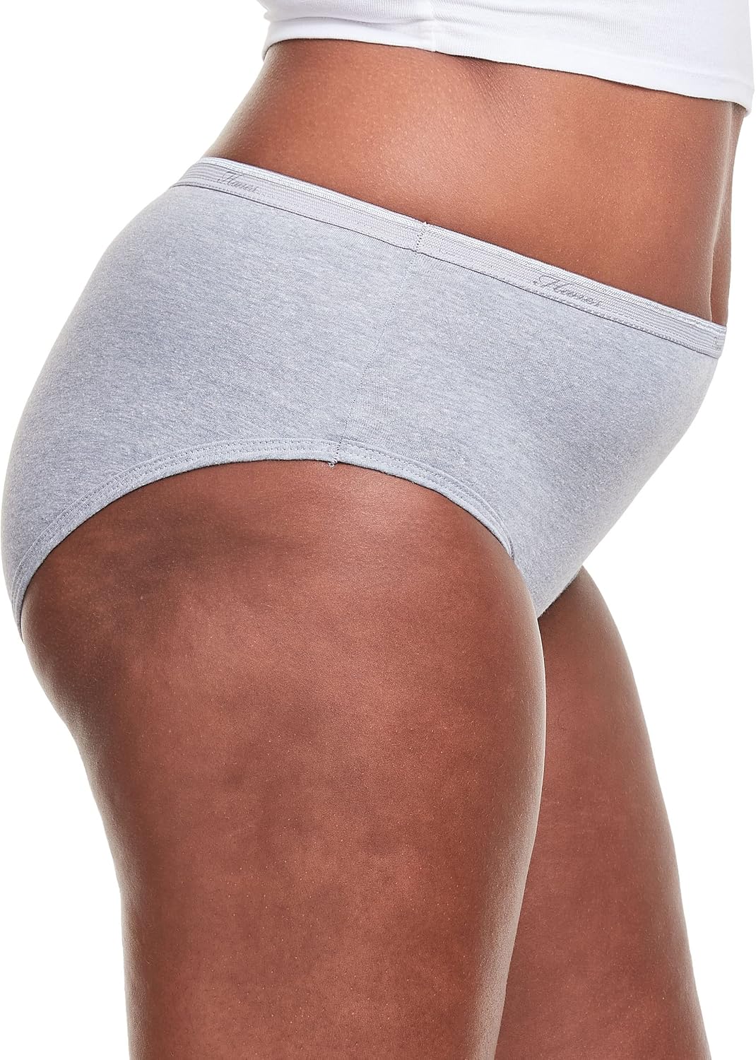 Hanes women's Hi-Cut Panties Pack, Lightweight Cotton Hi-Cuts, 6-Pack (Retired, Colors May Vary)