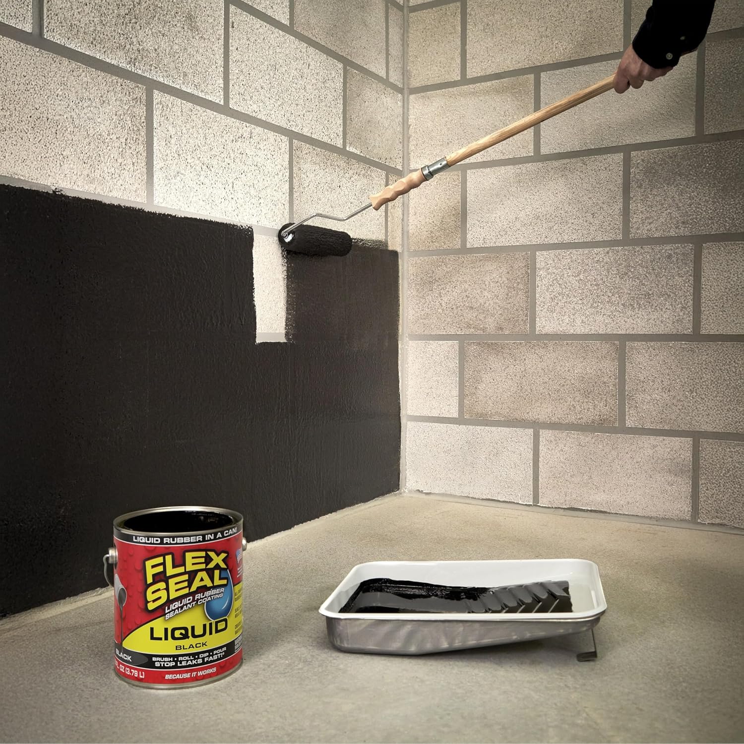 Flex Seal Liquid, Rubber Coating Sealant, Waterproof, Flexible, Breathable, and UV Resistant, Roof Repair, Basements, RV, Campers, Trailers, Marine