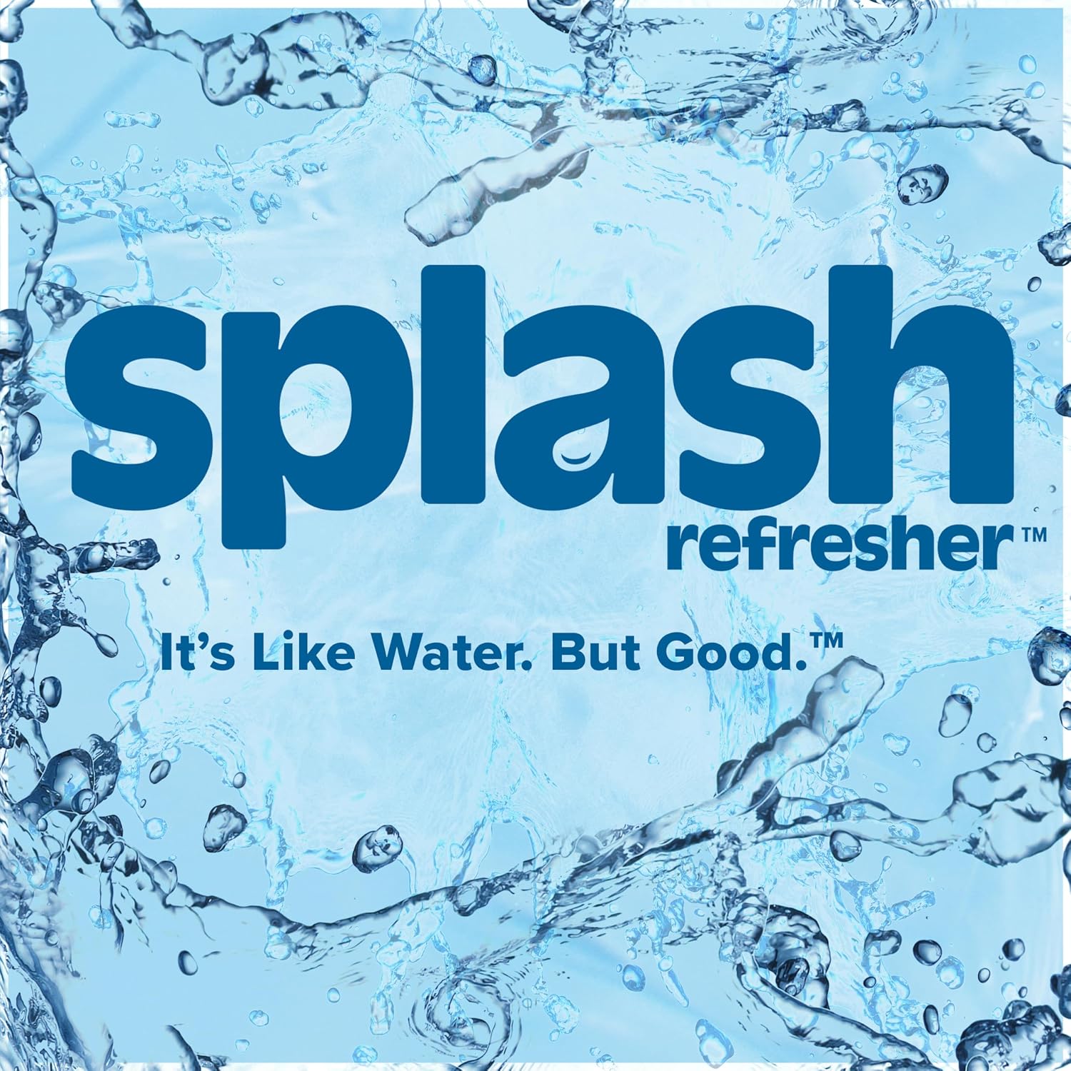 SPLASH REFRESHER Flavored Water Bottles, Lemon - 6 Pack | Refreshing Flavored Bottled Water with Electrolytes - Zero Sugar & Zero Calories - 16.9 Fl Oz