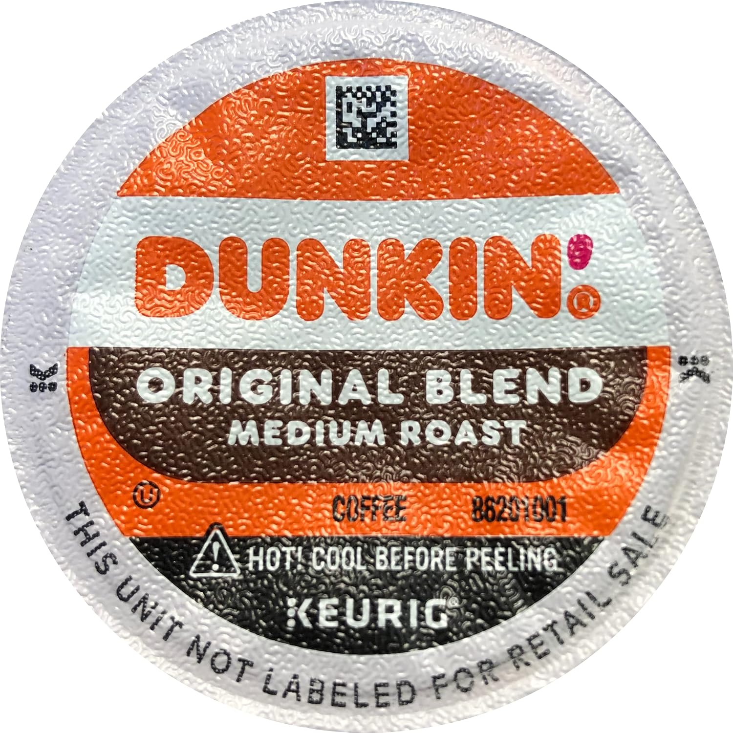 Dunkin' Donuts 2091512 Original Blend Coffee K-Cup Pods Medium Roast 44/Box (006933)