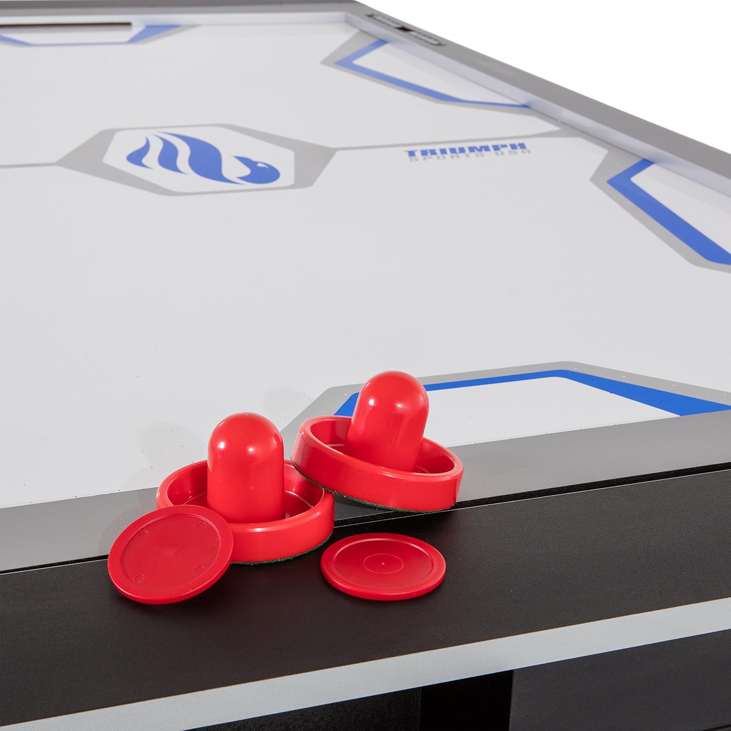 Triumph 3-in-1 Swivel Multi-Game Table – 84" Rotating Game Table with Air Hockey