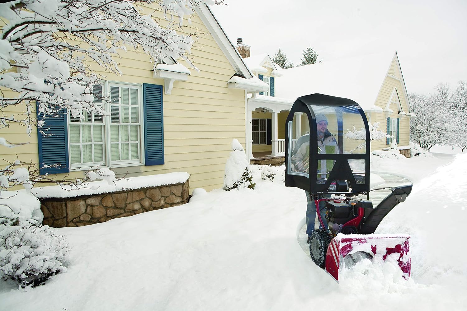 Arnold 490-241-0032 Univ Snow Thrower Cab, Black