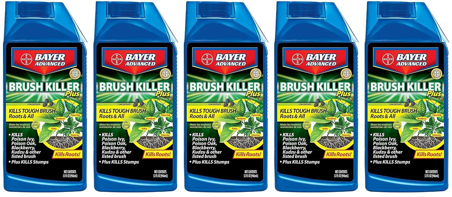 BioAdvanced Brush Killer Plus Spray - Kills Poison Ivy - 24 oz Bottle | Ready-to-Spray