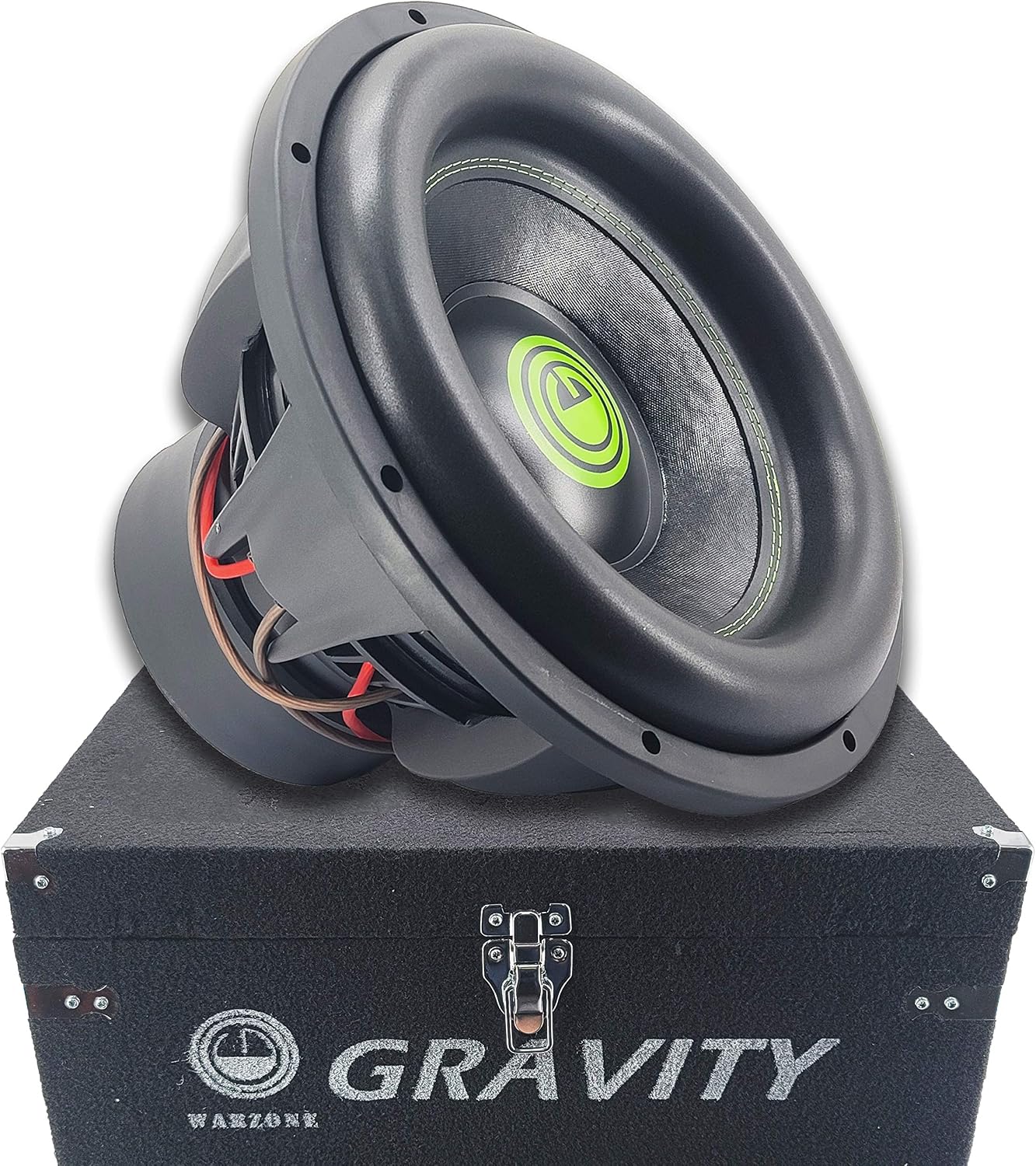 Gravity Car Vehicle Subwoofer Audio Speaker - 15 Inch Competition Grade Pressed Paper Cone, 2 Ohm DVC, Advanced Air Flow