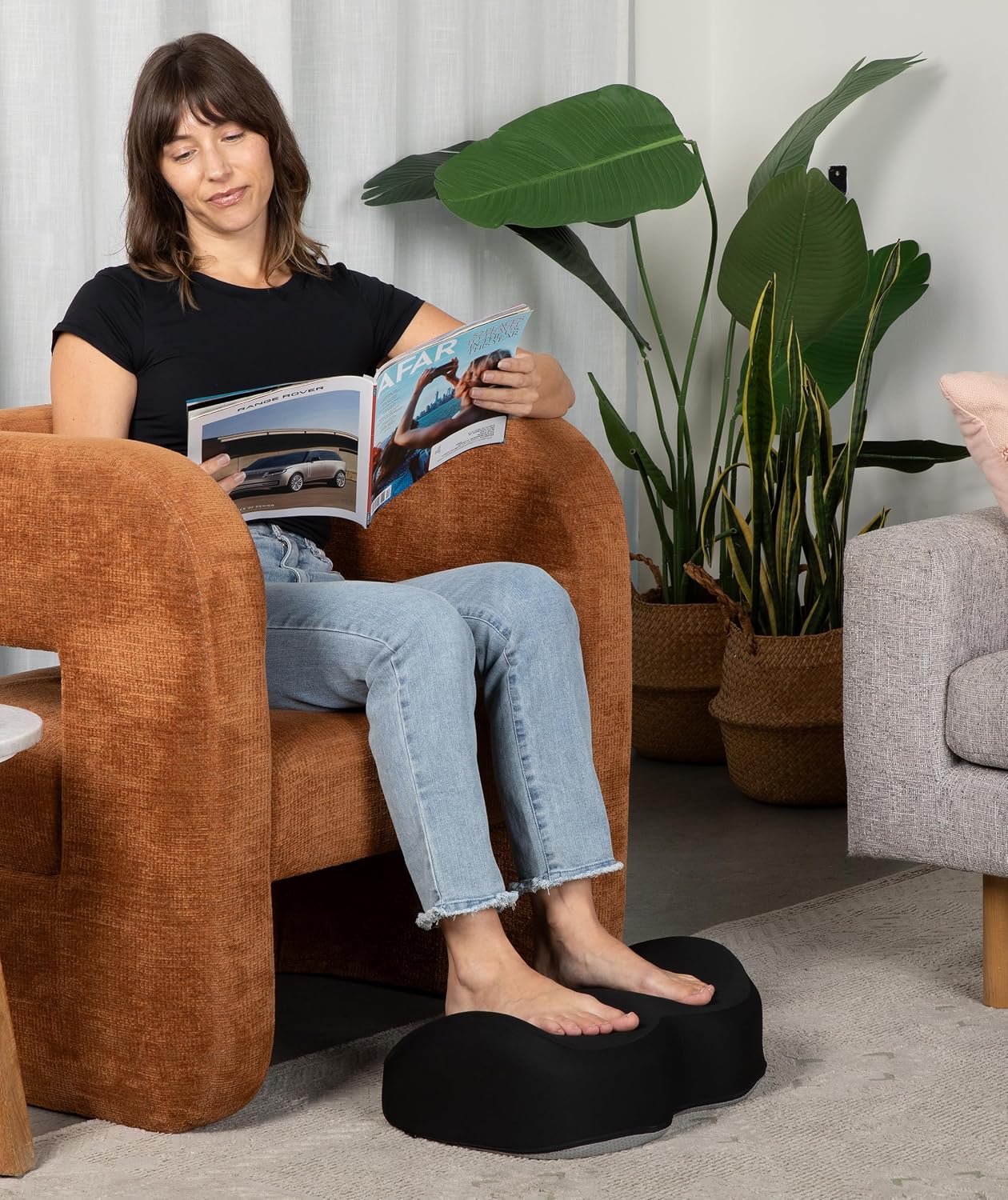 Everlasting Comfort Foot Rest for Under Desk at Work - Memory Foam Office Foot Stool & Under Desk Footrest Leg Elevation Pillow for Gaming & Home