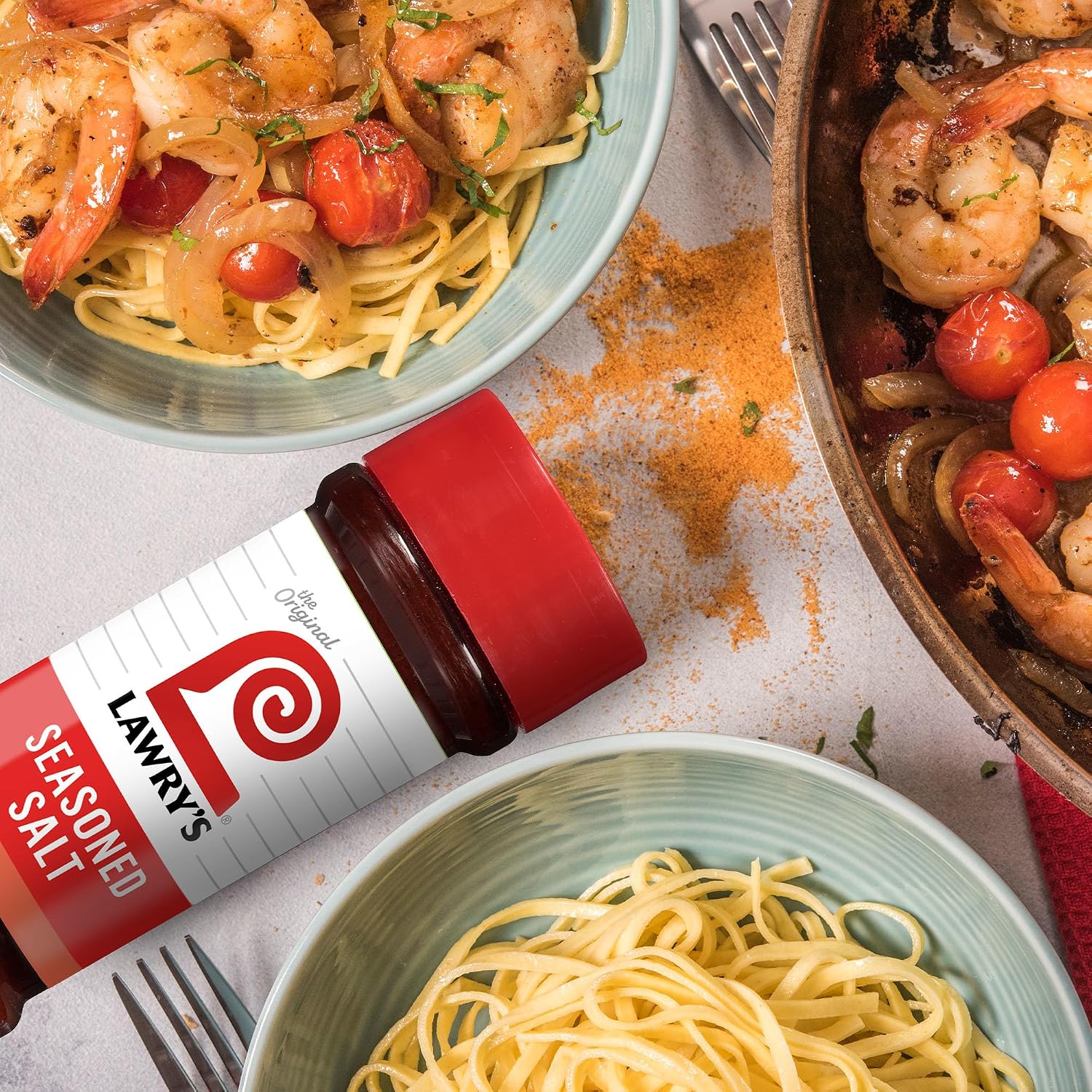 Lawry’s Seasoned Salt, No MSG Added, Kosher Certified, Staple, Versatile, All-Purpose Seasoning to Shake on Beef, Pork, or Poultry, 16 oz