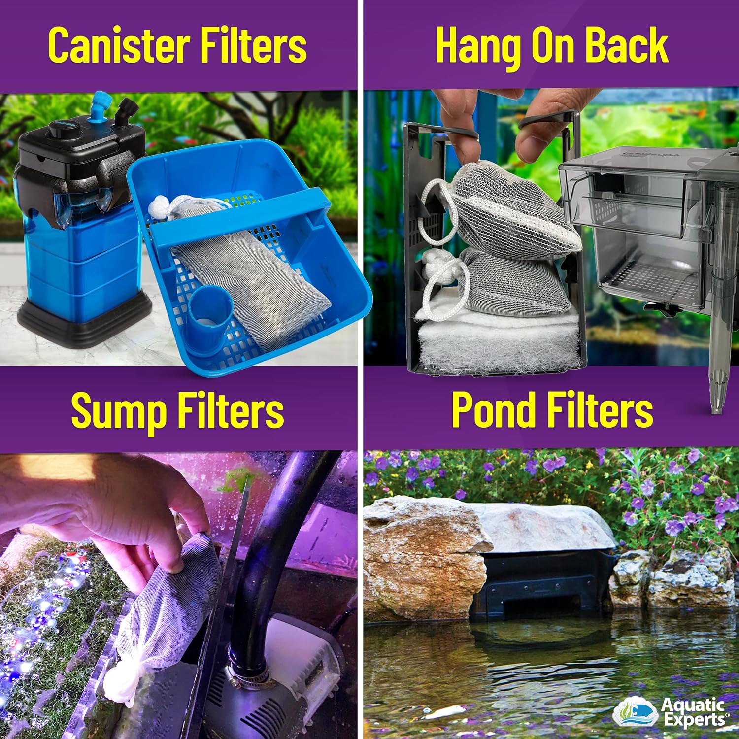 Aquarium Carbon Pad – Cut‑to‑Fit Carbon Infused Filter Pad Media for Crystal Clear Fish Tanks and Ponds, 3/8"–1/2" Thick (10.5 Inch Width