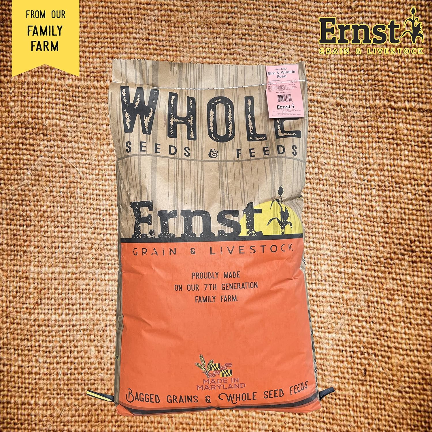Ernst Grain & Livestock's Bird and Wildlife Feed – Perfect for Birds, Ducks, Squirrels, Turkeys, Rabbits, Geese