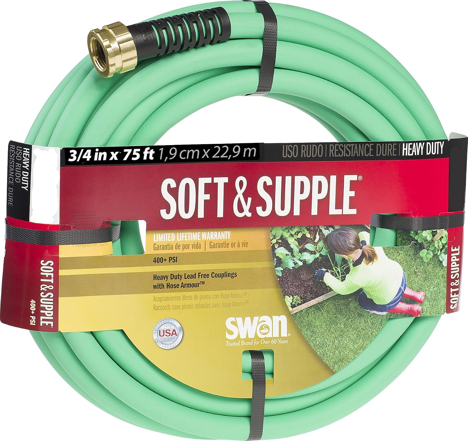Swan Products, LLC Hose Soft & Supp 3/4"x75'