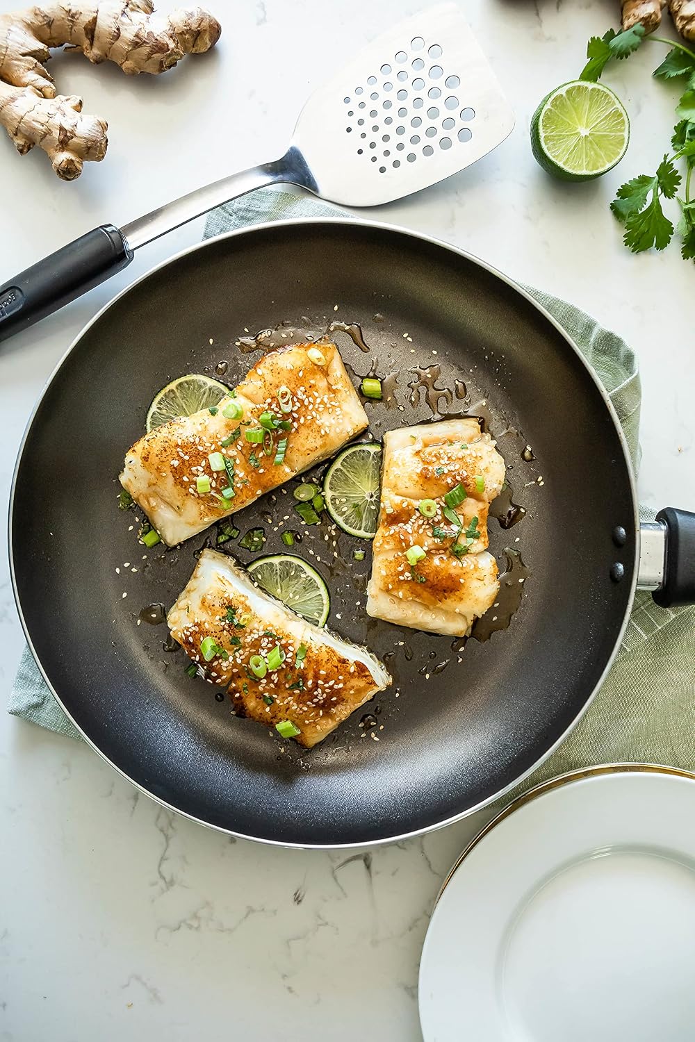 GoodCook Nonstick Sauté Pan, 10 Inch, Black