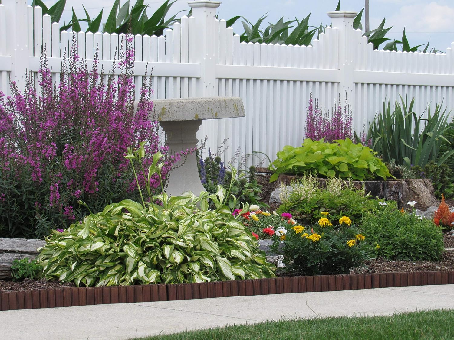 Flexible Brown Natural Lawn & Landscape Border Edging (8-Pack)