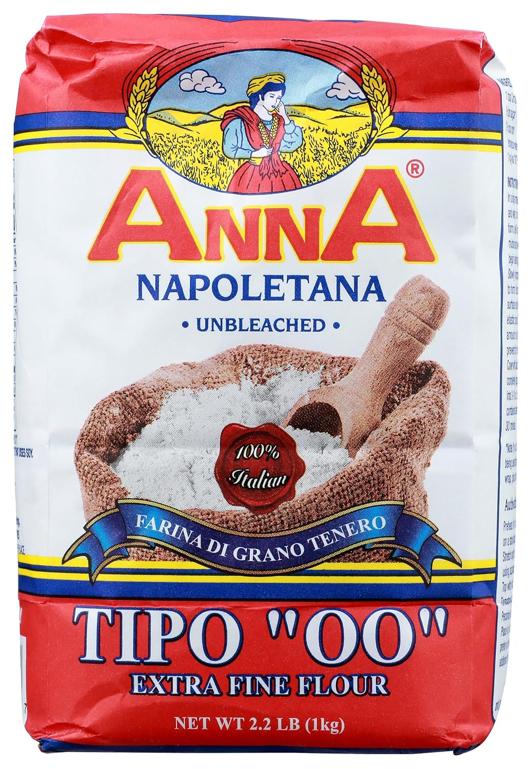 Anna Flour Extra Fine, 2.2 lb