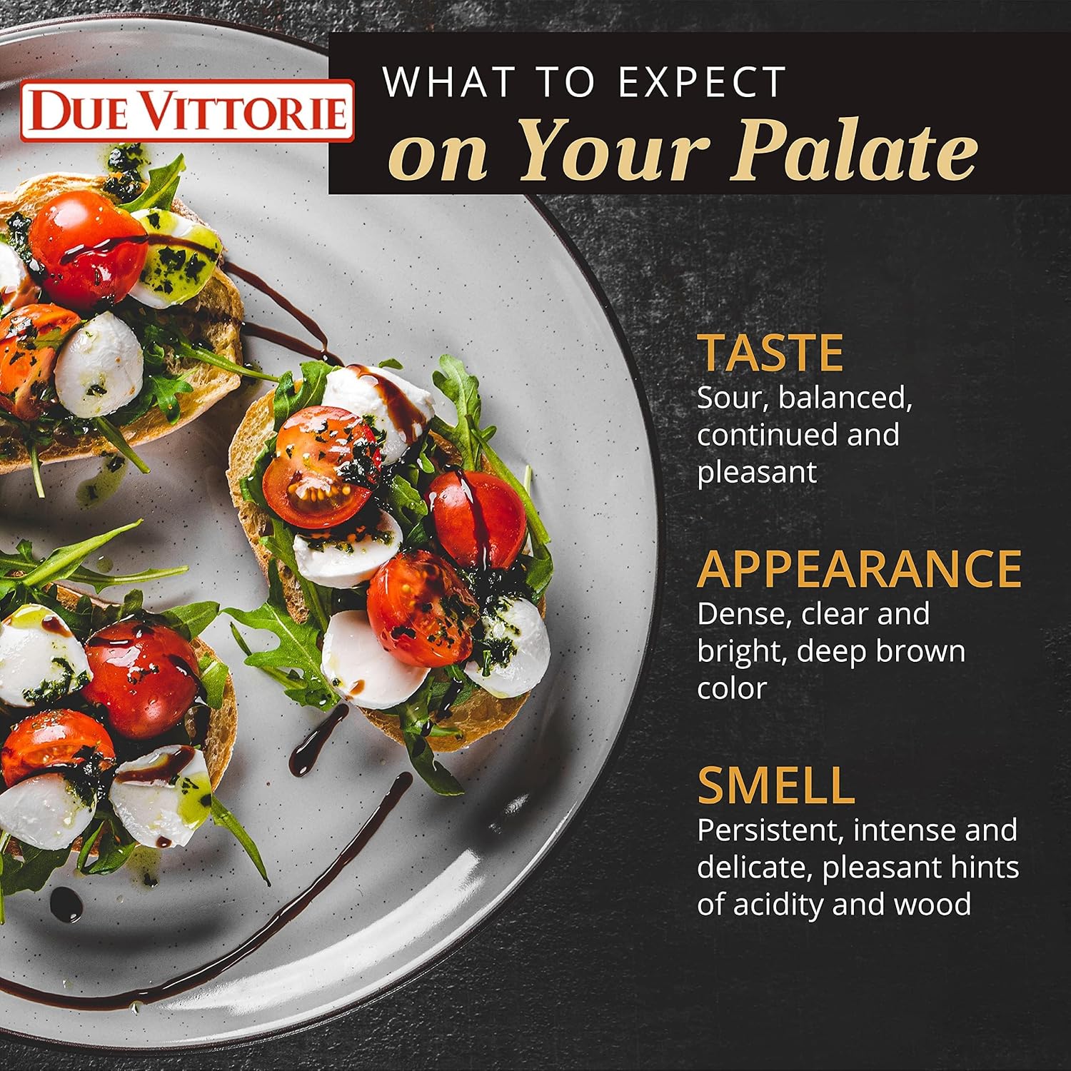 Due Vittorie Oro Gold Premium Edition Balsamic Vinegar Gift Set with Cork Pourer and Wooden Gift Box - Oak Barrel Aged Balsamic Vinegar of Modena - 8.45 fl oz