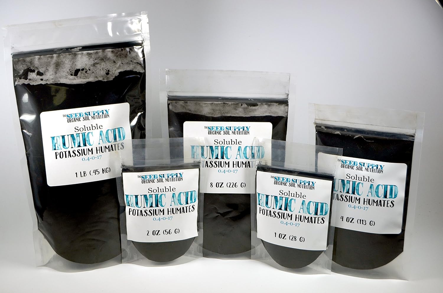 4 Ounces Soluble Humic Acid Powder - Potassium Humates