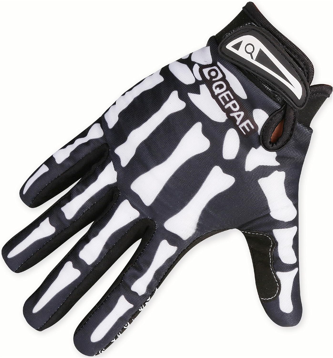 Azarxis Skeleton Gloves Adjustable Lightweight Racing Skull Sports Work Bone Gloves Anti-Slip Breathable for Men & Women Motorcycle, Cycling, Biking