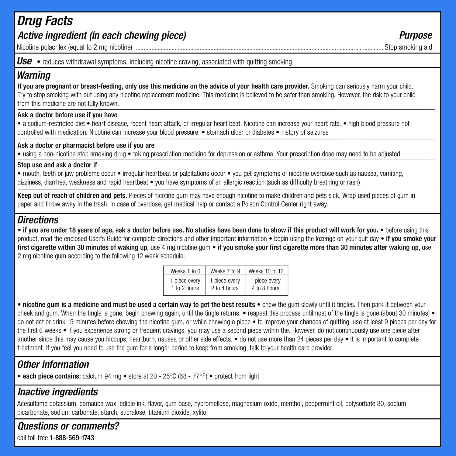 Nicorette Nicotine Lozenges 2mg, White Ice Mint, 200 Count | Quit Smoking Aid, Reduces Nicotine Cravings and Withdrawal Symptoms, Intense Craving Relief, Smoking Cessation Lozenge