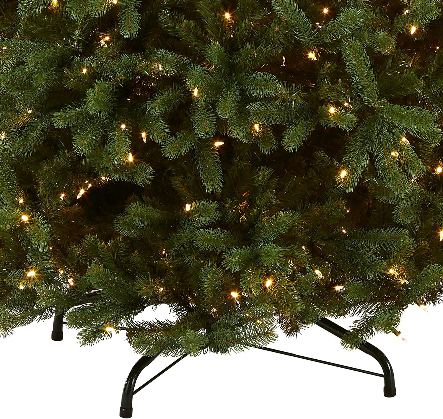 National Tree Company 7.5ft Pre-Lit Downswept Douglas Fir Christmas Tree | 750 LED Lights, 1,867 Tips, 10 Light Functions, PowerConnect, Foot Pedal, Includes Stand, Artificial, Green