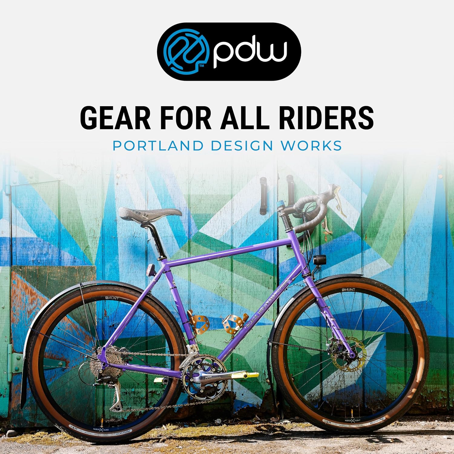 Portland Design Works Water Bottle Cage - Lightweight Water Bottle Holder for Bikes, Owl Cage, Black/Gold