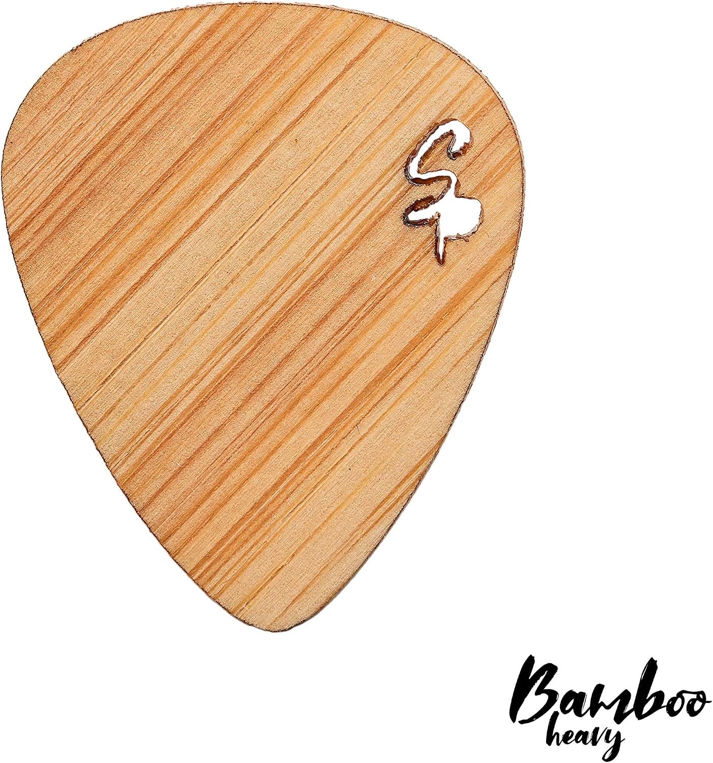 Stickpick | Set of 7 flexible guitar picks made of real wood | For electric