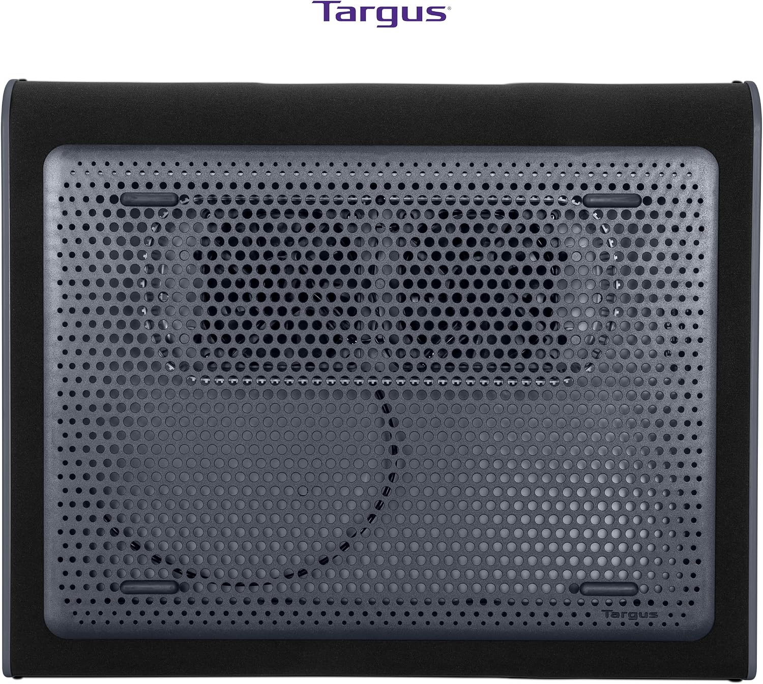 Targus 17 Inch Dual Fan Lap Chill Mat - Soft Neoprene Laptop Cooling Pad for Heat Protection, Fits Most 17" Laptops and Smaller - USB-A Connected Dual Fans for Heat Dispersion (AWE55US)