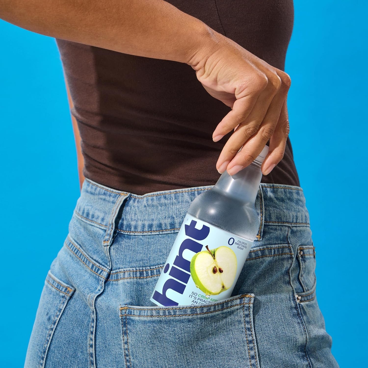 Hint Flavored Water Zero Sugar 0 Calories - Pineapple 16 FL Oz (12 pack) | Crisp, refreshing water, fruit flavors. 0 calories, 0 sugar, 0 sweeteners. Hydration for wellness. Gluten-free, Kosher, Vegan