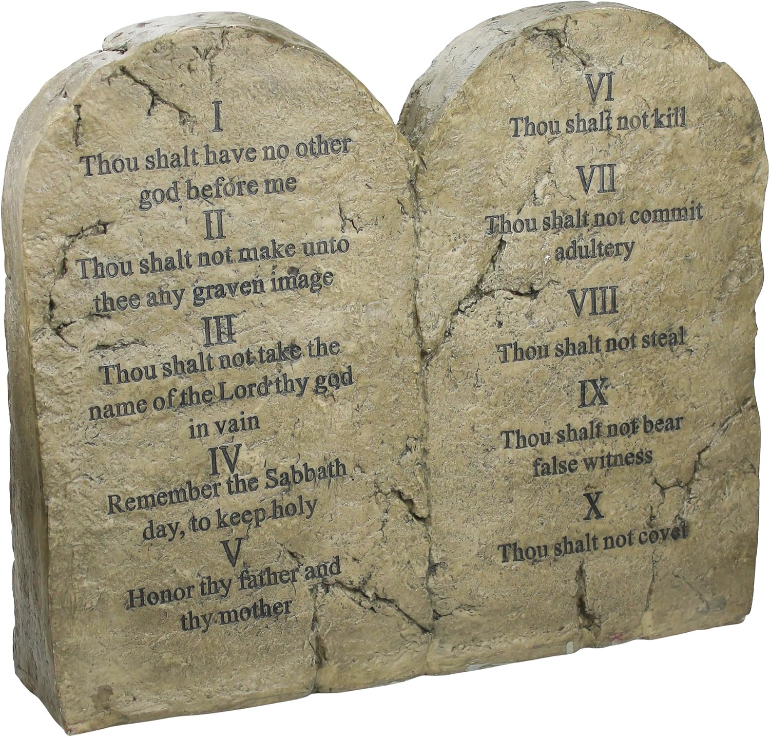 Design Toscano Ten Commandments Sculptural Tablet