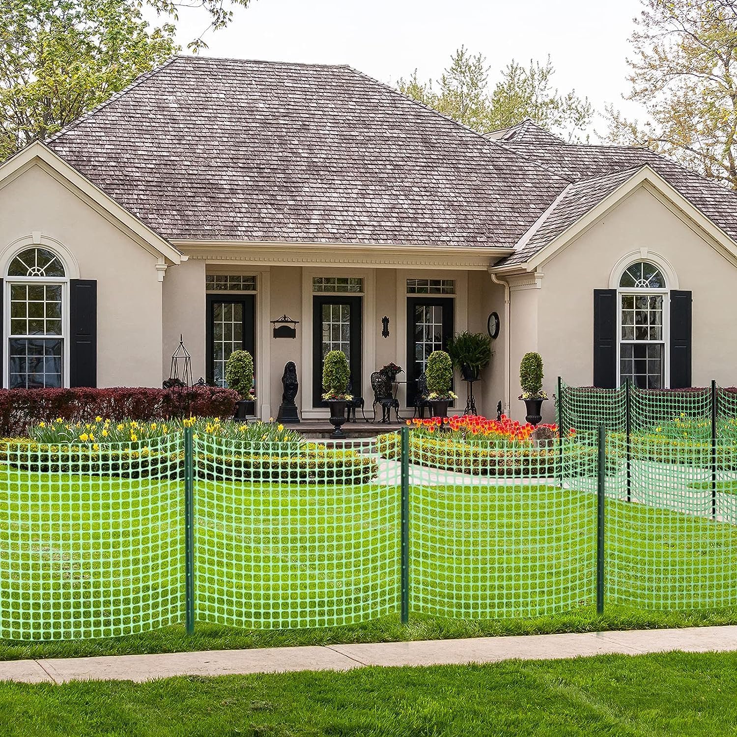 Amagabeli Chicken Wire Fencing Poultry Wire Netting 36inch x 50ft 2 Inch Hexagonal Galvanized Mesh Garden Fence Animal Barrier for Garden Protection Craft Rabbit Cage Dog Roll Chicken Coop Accessories