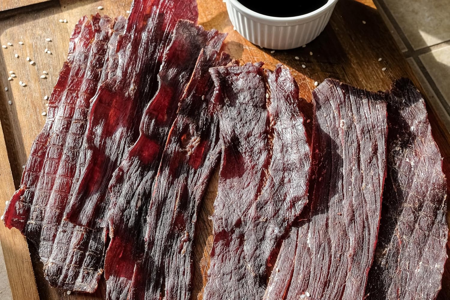 Enjoy Peppered Beef Jerky 8 oz (Pack of 1) | High Protein | No Nitrites