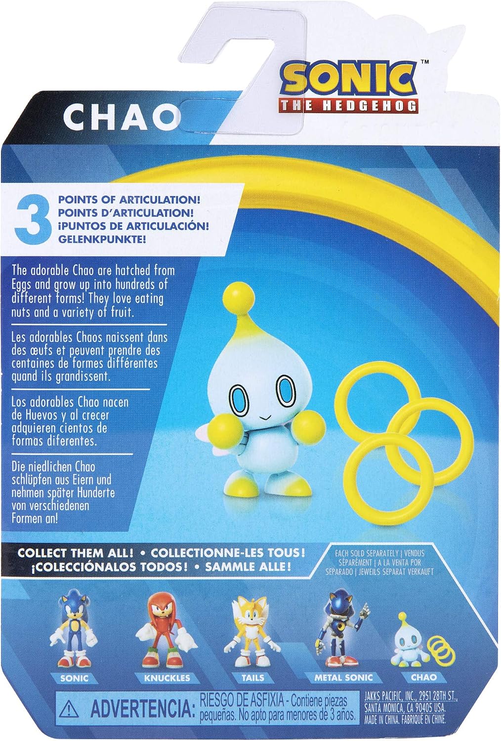 Sonic THE Hedgehog Action Figure 2.5 Inch Chao Collectible Toy Pink
